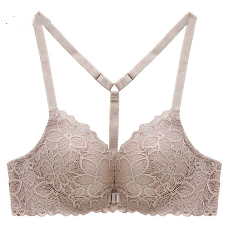 Lace Button-Up Delight Bra