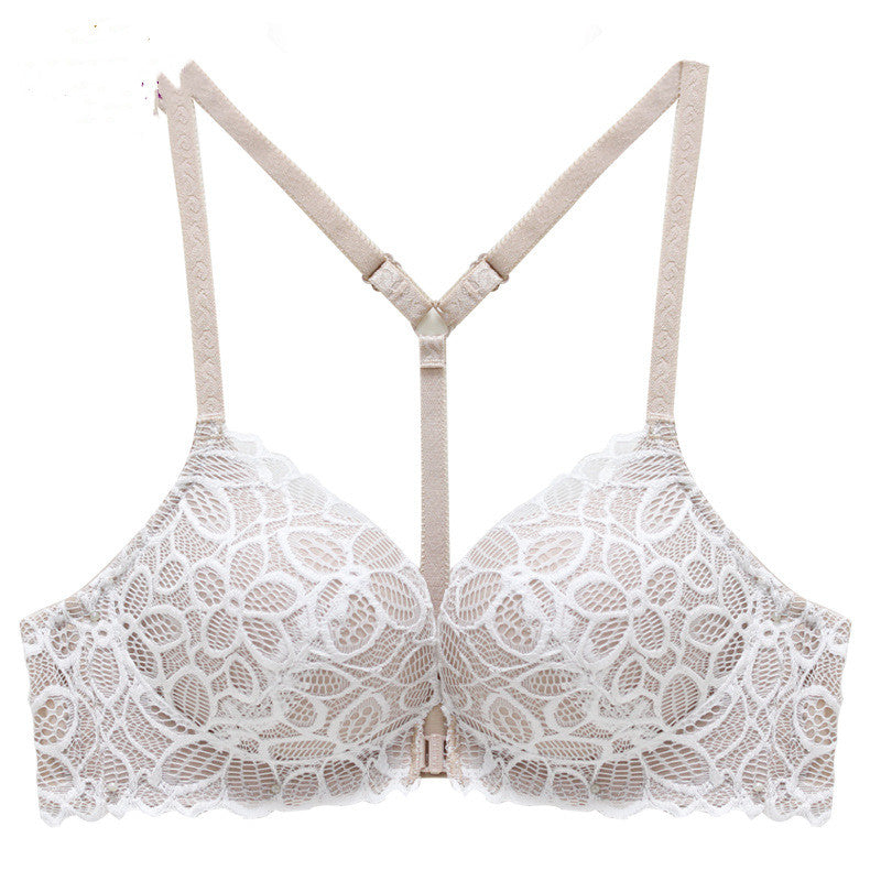 Lace Button-Up Delight Bra