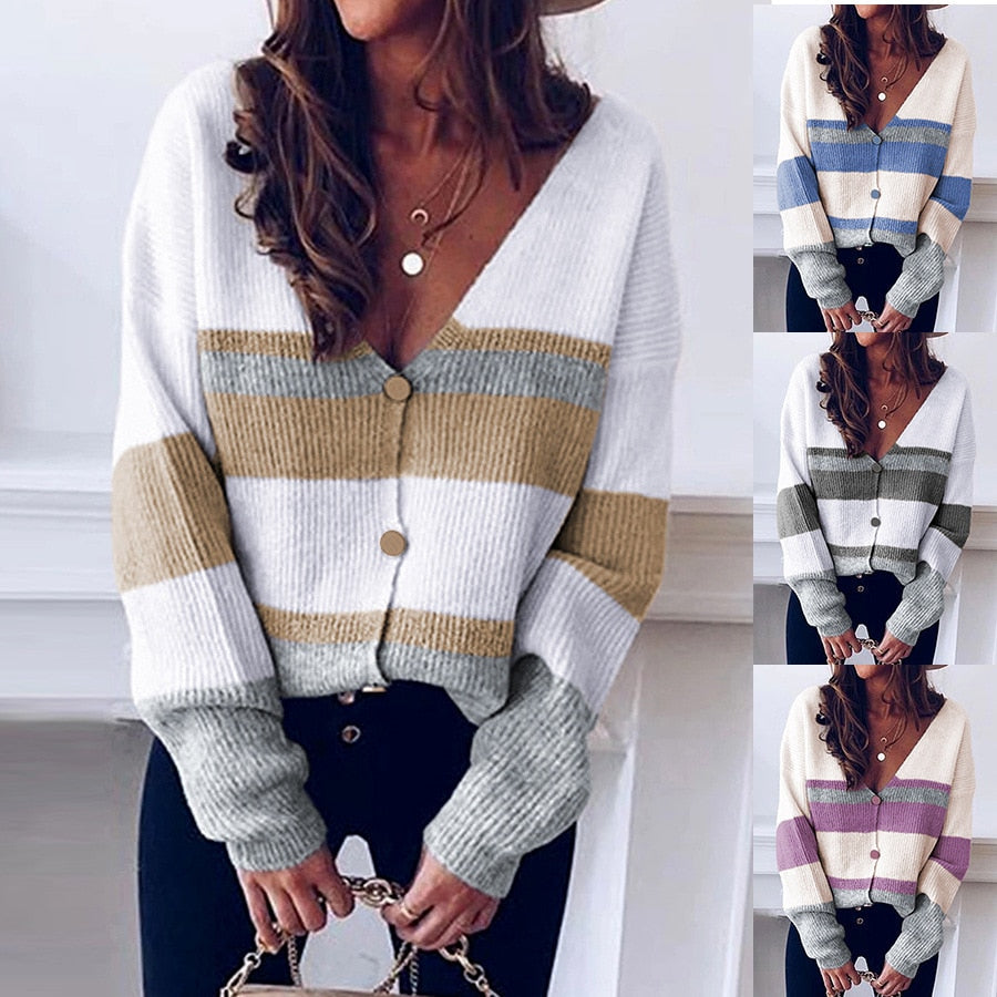 Dahlia Striped Cardigan