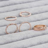 Water Droplet Ring Set