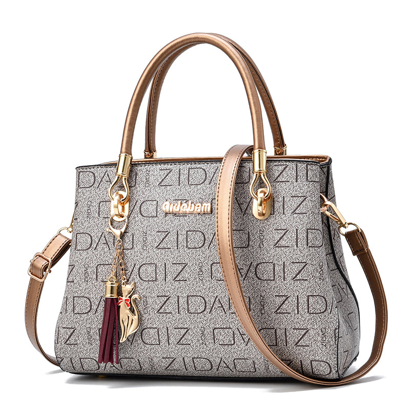 Printed All-match Ladies Handbag