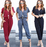 Cotton Blend Allure Jumpsuit