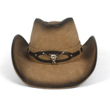 Khaki Tie-Dye Dome Cowboy Hat