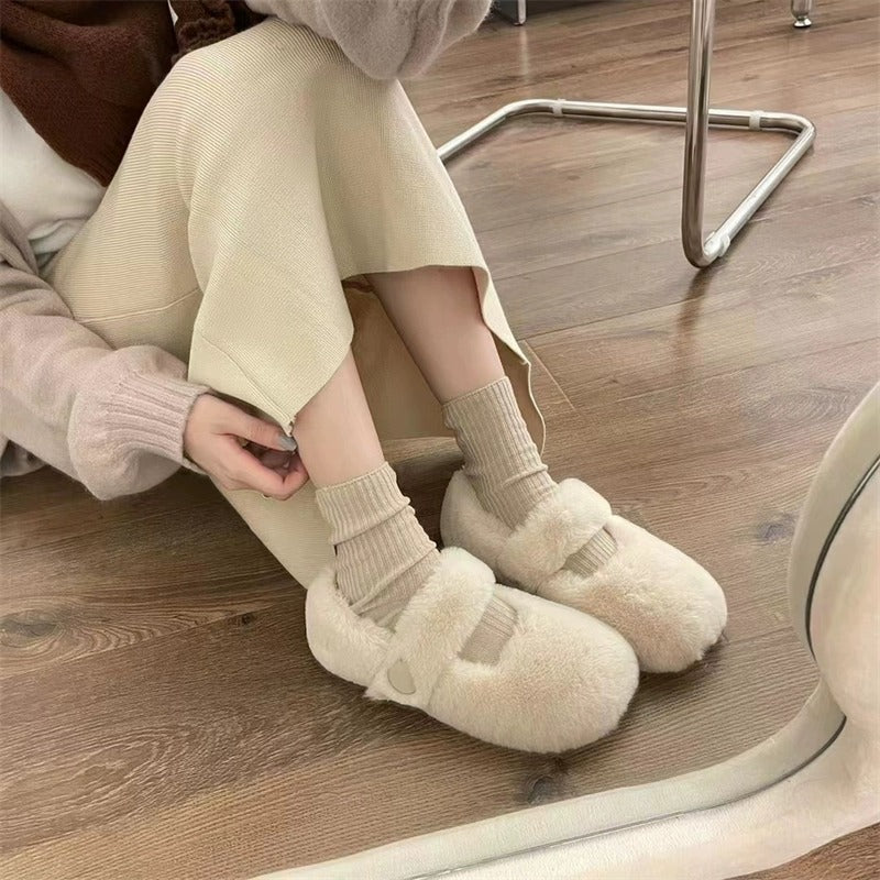 Fluffy Mila Sandals