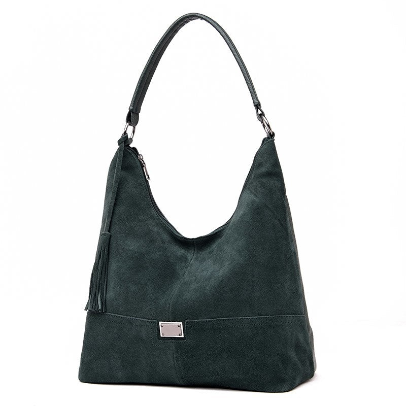 Luxury Suede Lady Handbag - The Elegant Chic Bag