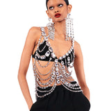 Exquisite Rhinestone Multi-layer Body Jewelry