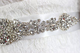 Dazzling Rhinestone Ribbon Glam Belt