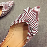 Emma Herringbone Point Flats