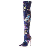 Blue Horizon Stiletto Boots