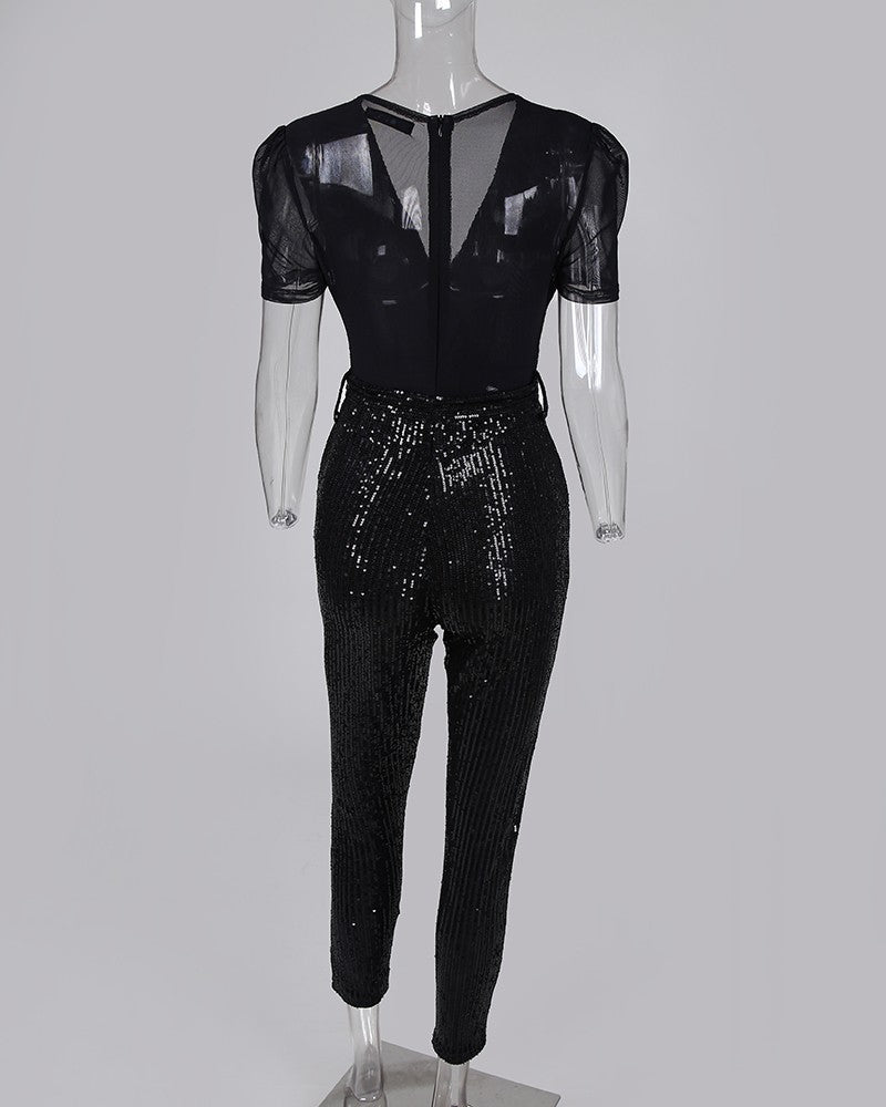 Sparkling Nightfall Jumpsuit