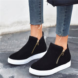 Suede Comfort Round Toe Shoes