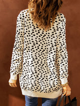 Dainty Dots Knit Sweetheart Cardigan