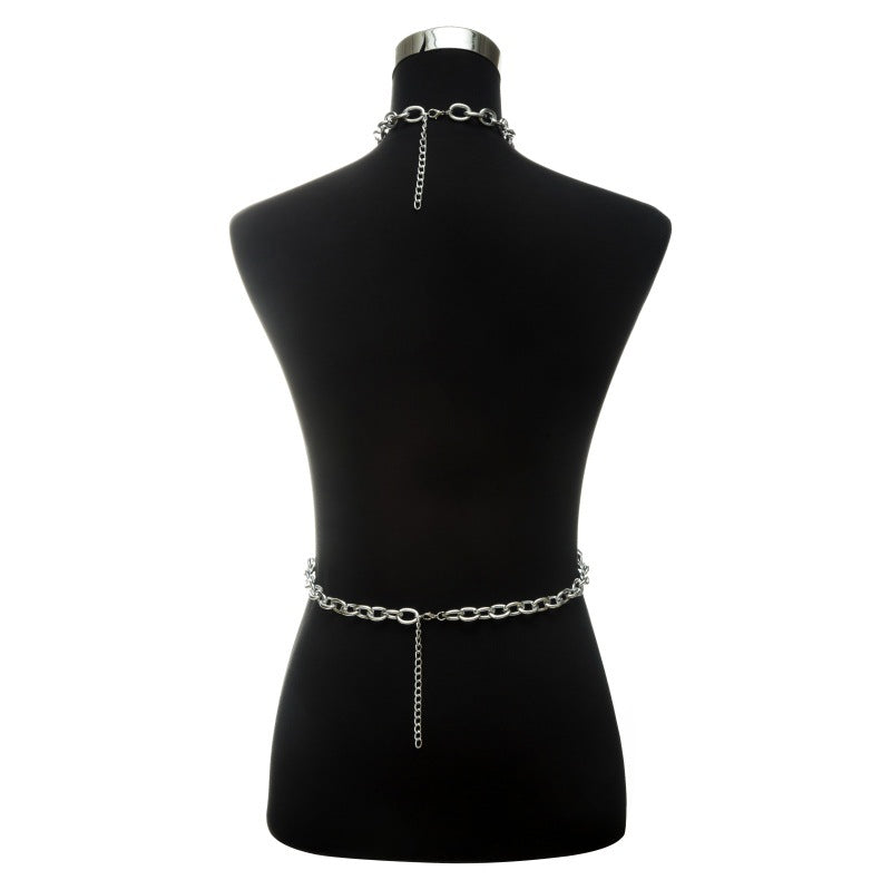 Feminine Multi-Loop Waist Chain Body Jewelry