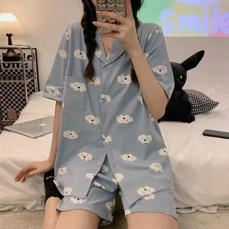 Relaxed Fit Pajama Set