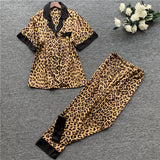 Silk V-Neck Pajama Set