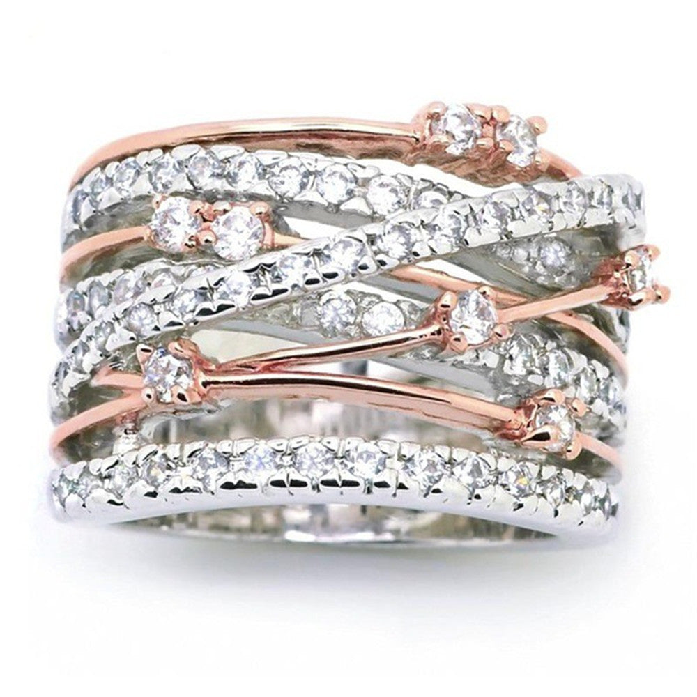 Diamond Speck Stacked Ring