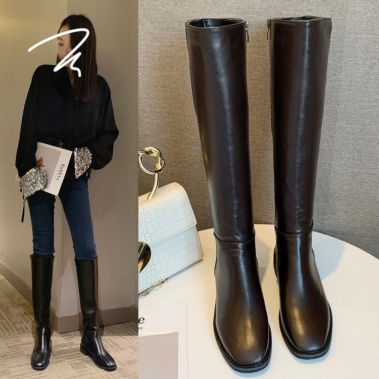 Mori Chic Suede Over-the-Knee Boots