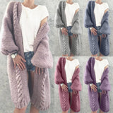 Rabbit Hair Blend Sweetheart Cardigan