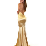 Golden Goddess Evening Dress