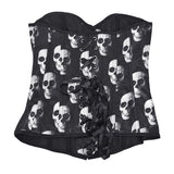 Skull Face Corset Top