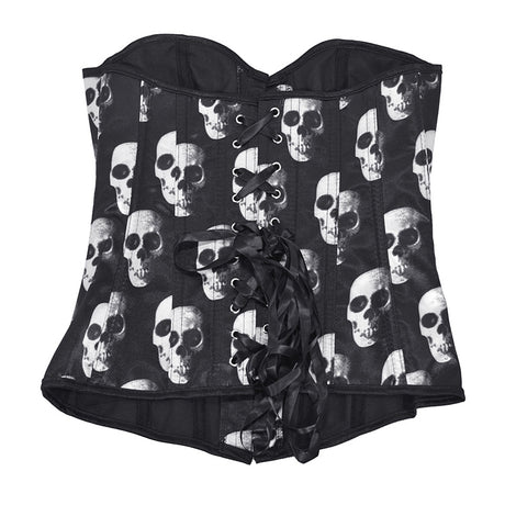 Skull Face Corset Top