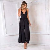 Sleek Wide Leg Pants Jumpsuit