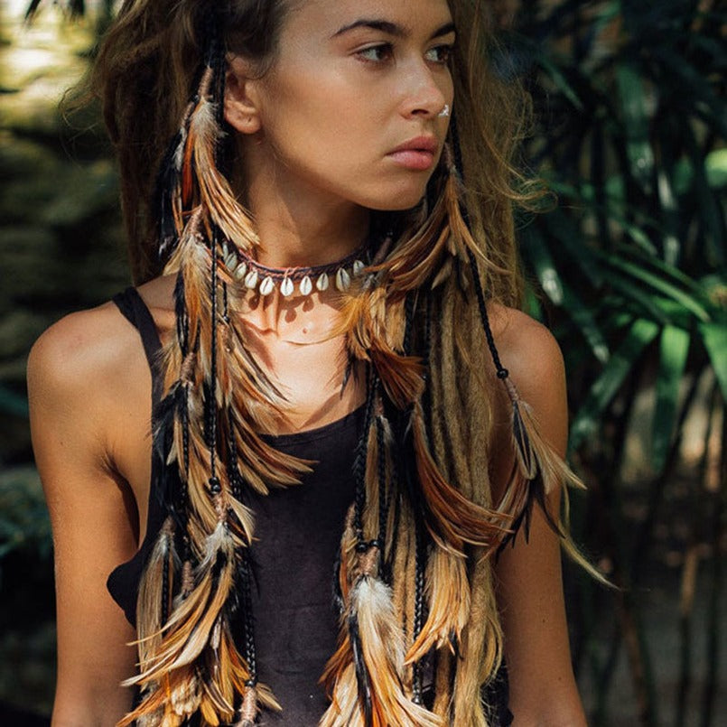 Bohemian Feathered Headpiece