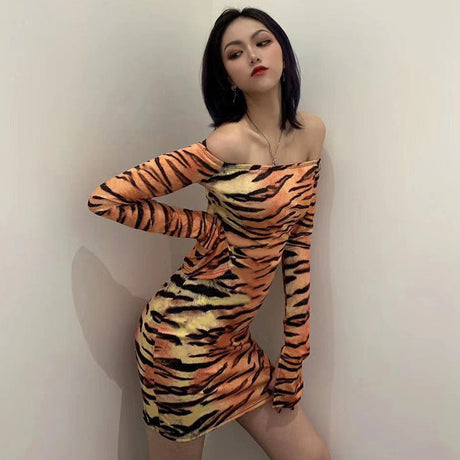 Tigress Strapless Mini Dress
