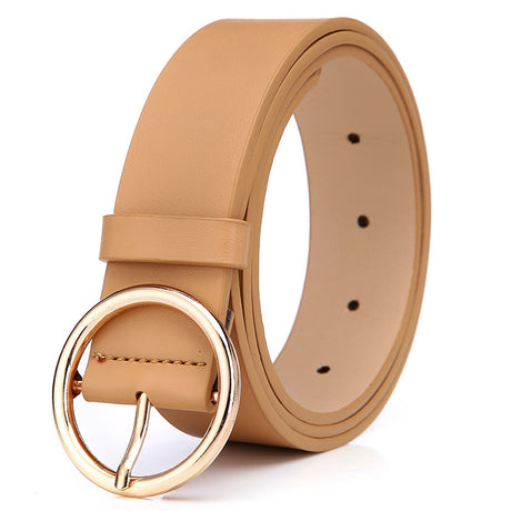 Round Pin Buckle Belt