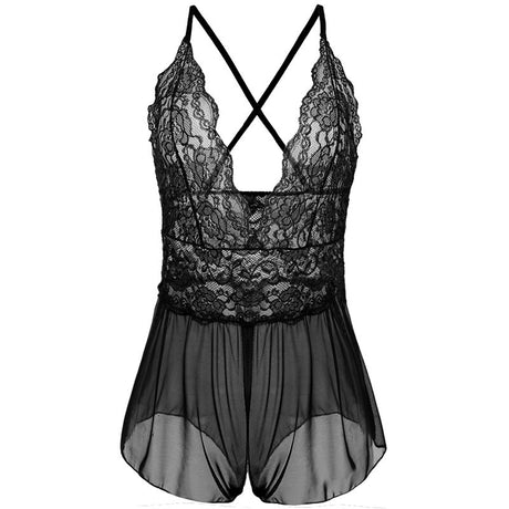 Lace Sling Seductress Bodysuit Lingerie