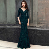 Sparkling Mermaid Sequin Evening Dress