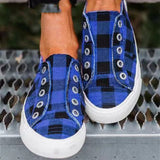 Plaid Canvas Delights Shoes