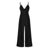 Sleek Wide Leg Pants Jumpsuit