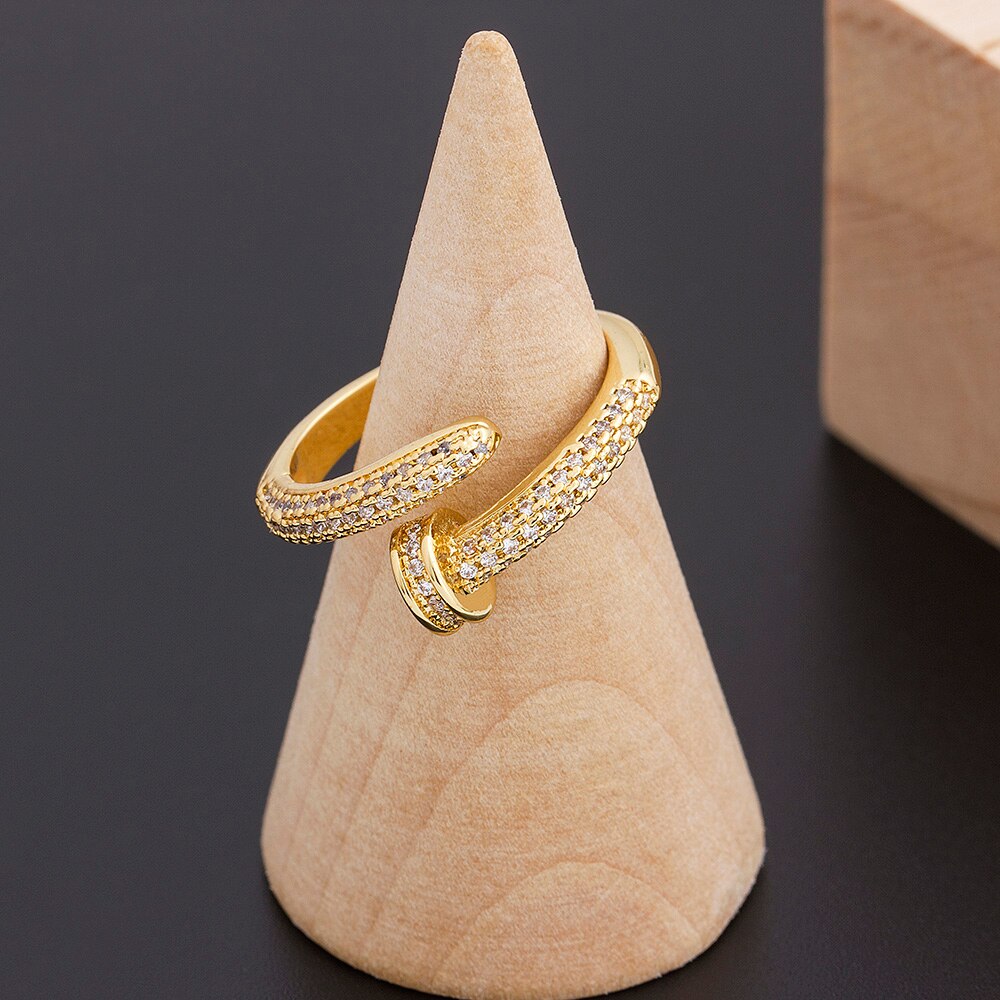 Amanda Nail Studded Ring