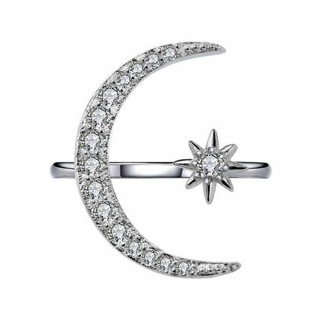 Crescent Moon Lolita Ring