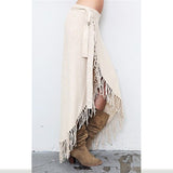 Maya Fringed Midi Skirt