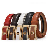 Leather Automatic Buckle Waist Belt