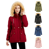 Winter Chic Hooded Fleece Coat