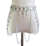 Alana Body Jewelry Mini Skirt Set