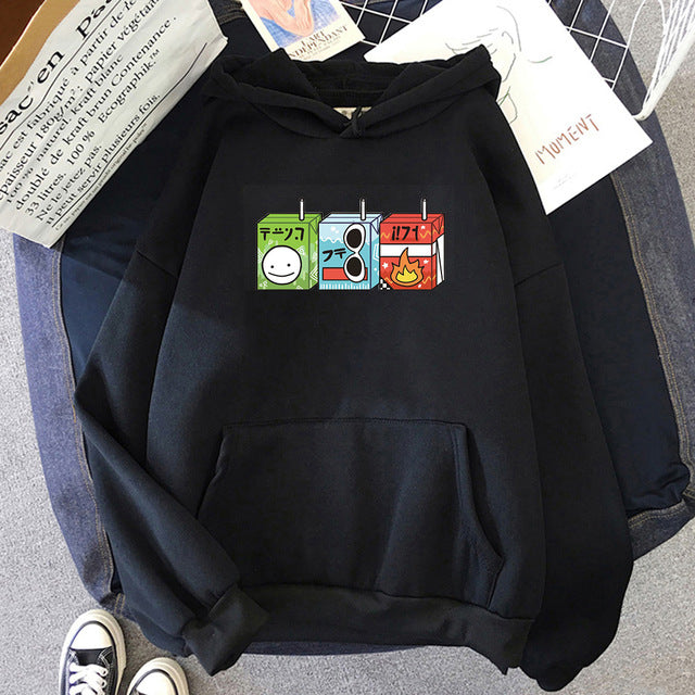 Dream Team Juice Box Print Hoodie