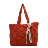 Fashionable Rhombus Winter Tote Bag