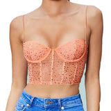 Slim Drill Sling Bra