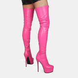 Seductive Suede Overknee Boots