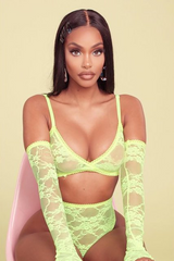 Neon Bralette and Panty Set