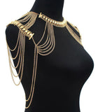 Gilded Tassel Chain Body Jewelry