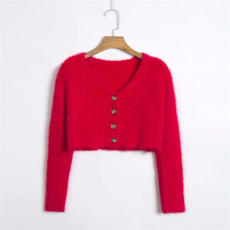 Sweet Knit Cotton Blend Cardigan