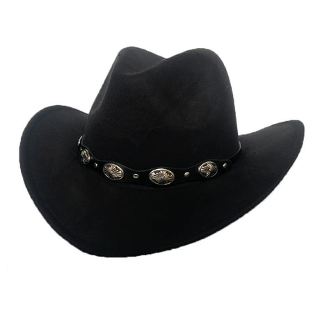 Punk Felt Bell Cowboy Hat