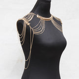 Gilded Tassel Chain Body Jewelry