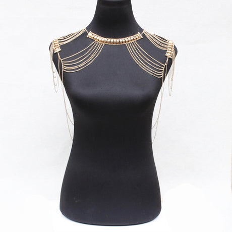 Gilded Tassel Chain Body Jewelry