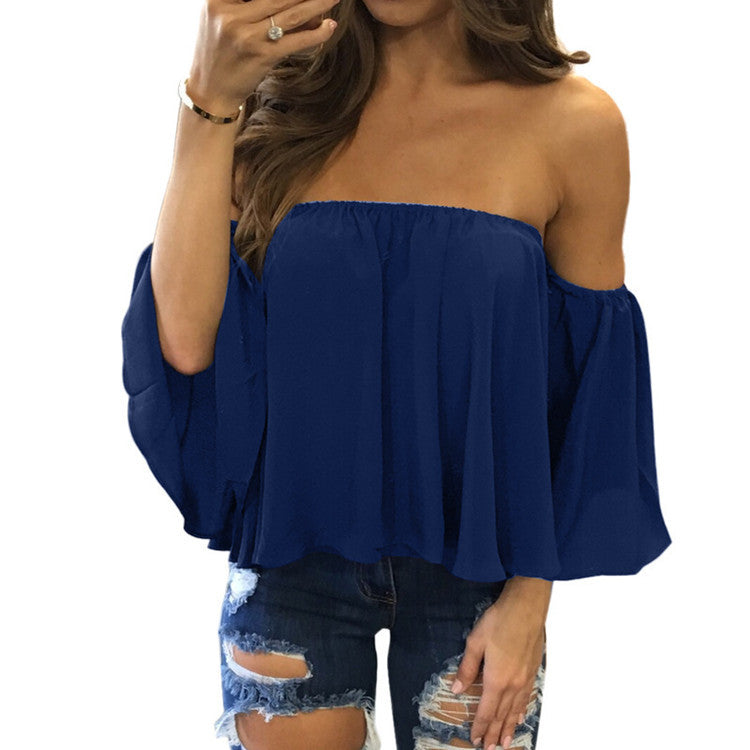 Mia Off Shoulder Bell Sleeve Top